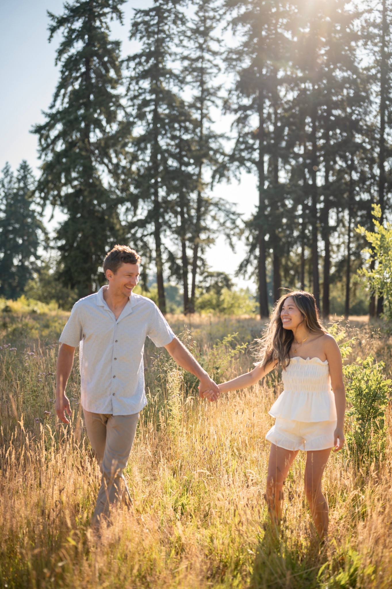A quick 15 minute summer couples session! Love this two piece little white set! Affordable and super comfy. It’s pretty true to size, I would say the top is a smidge bigger but there isn’t an xs! Small did work!