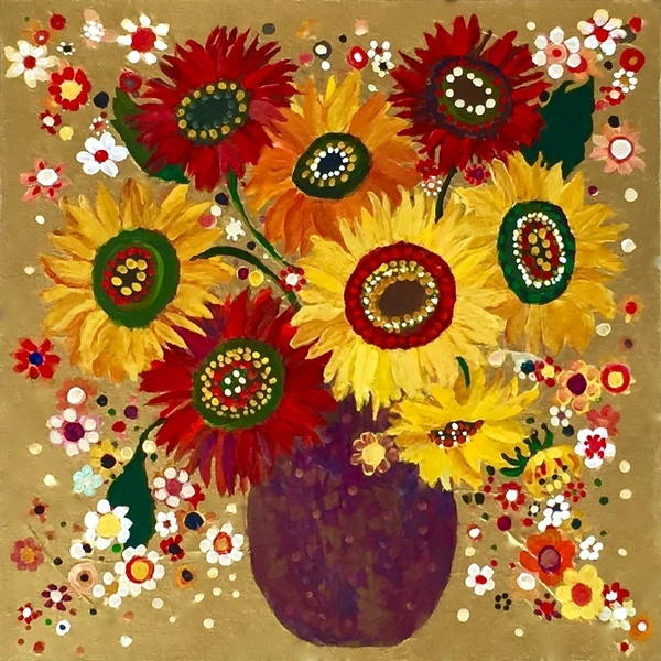 Sunflower Bouquet | Artfully Walls