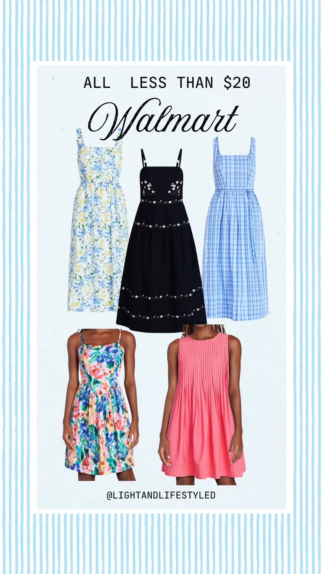 All of these dresses are on sale and less than $17.