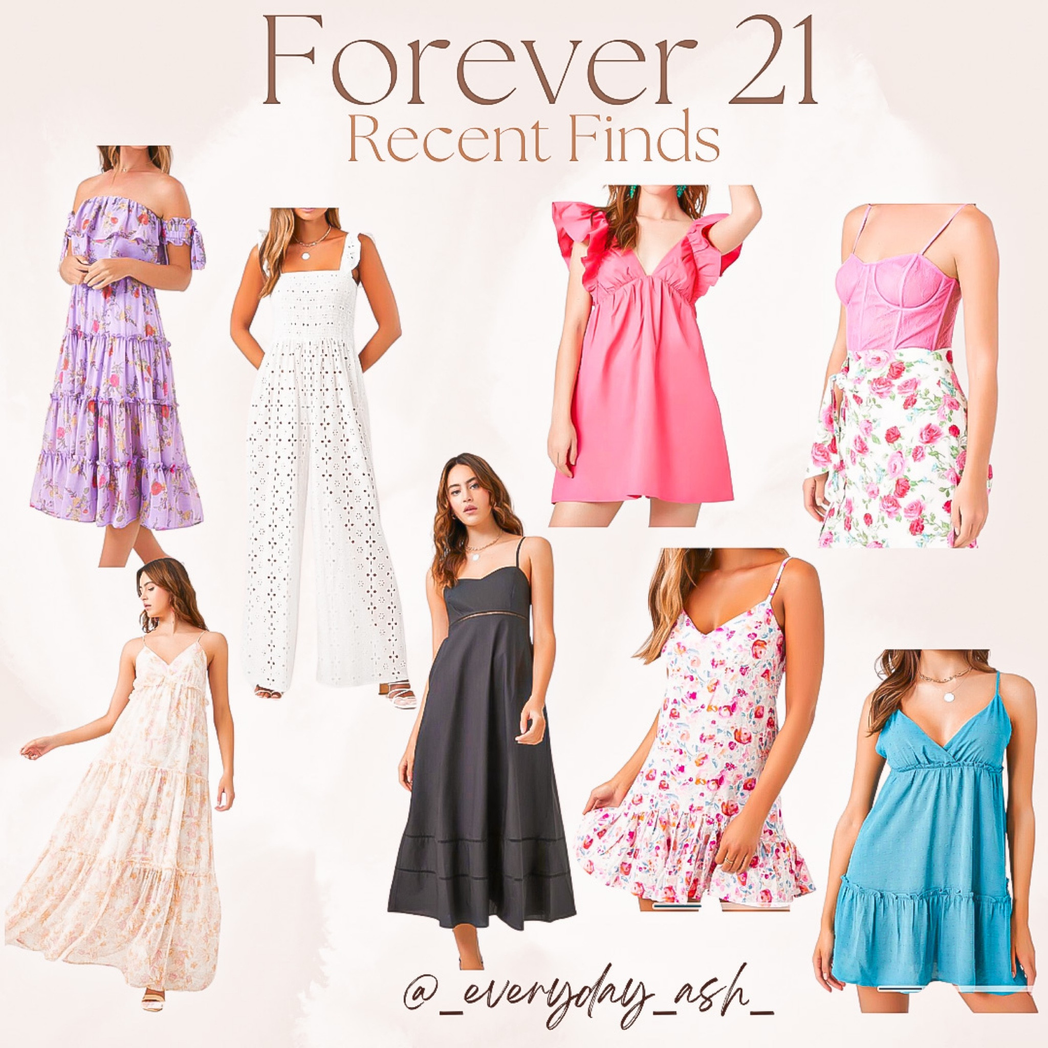 Dress to impress 👗 

These Forever 21 finds are cute and affordable ! Spruce up your summer wardrobe with these fun finds ☺️💕

Dresses, white dress, purple dress, white jumpsuit, Taylor swift, summer outfit, wedding guest dress, floral dress, Forever 21, mini dress, maxi dress, denim dress, black maxi dress, pink dress, affordable fashion 

#LTKstyletip #LTKwedding #LTKFind