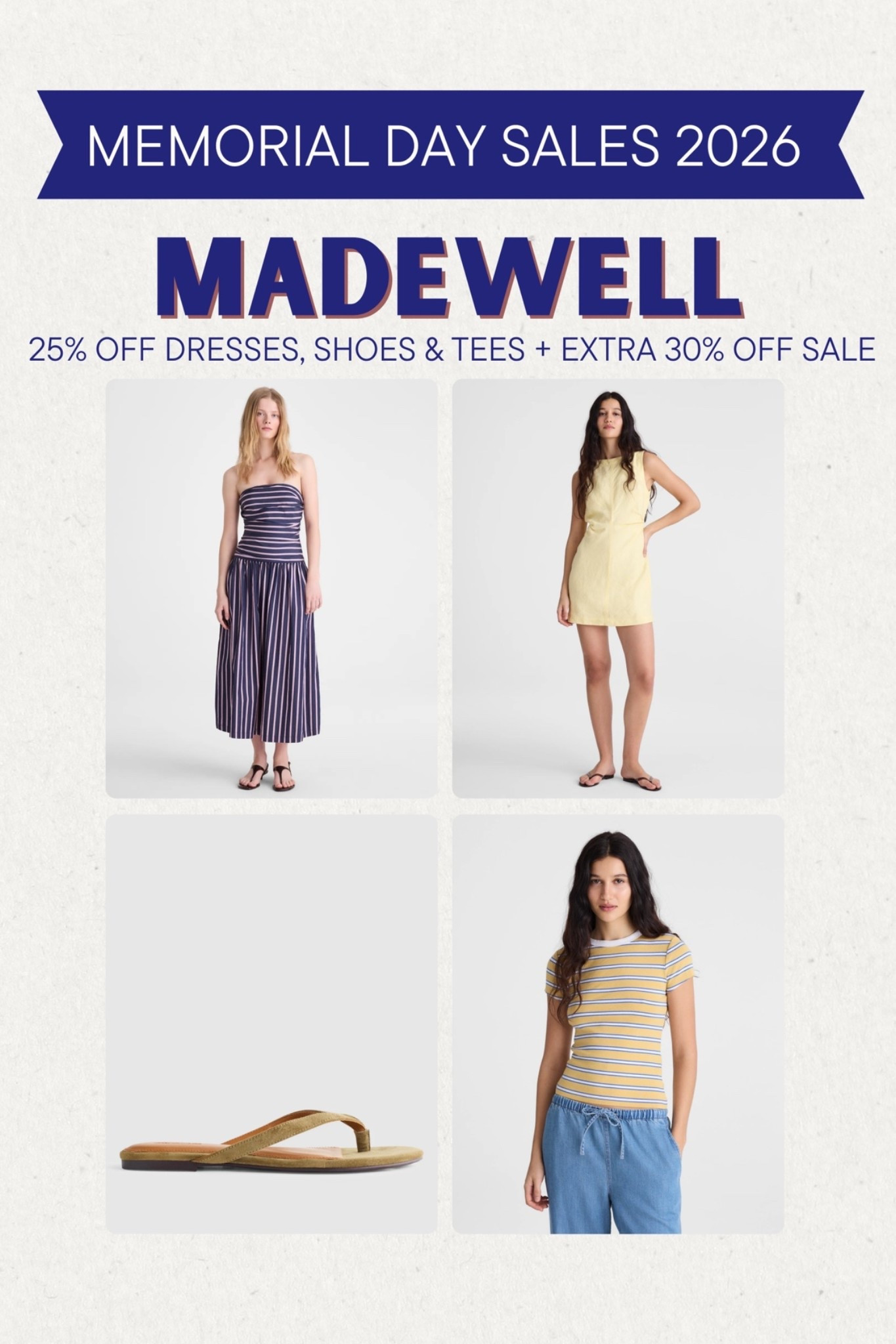 [5/21/26] @Madewell 25% off dresses, shoes, & tees + 30% off sale | code LONGWEEKEND

#LTKSeasonal #LTKPetite #LTKSaleAlert