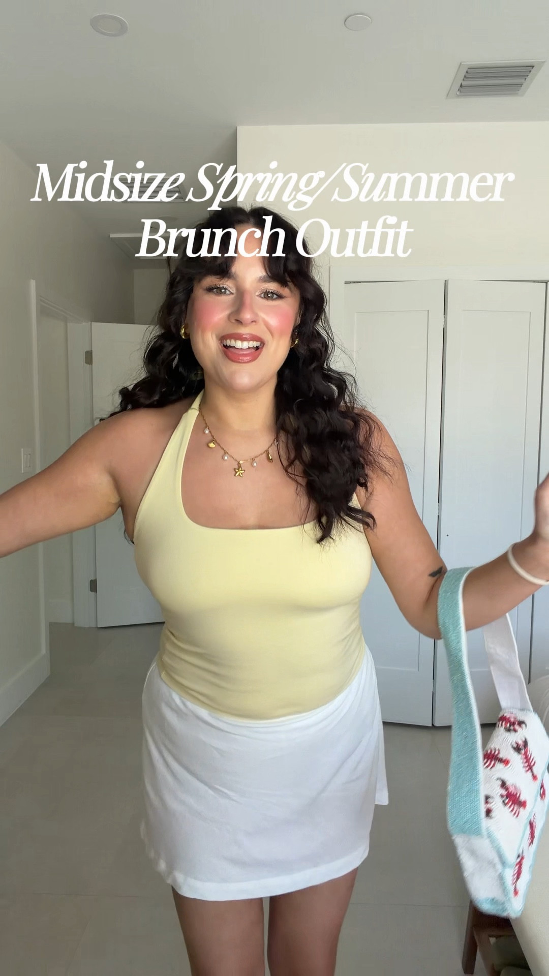 Midsize Spring/Summer Brunch Outfit 🦞🩵✨ #MidsizeStyle  
#BrunchOutfit  
#Size10Fashion  
#ApronBellyStyle  
#TargetStyle 

#LTKmomlife #LTKMidsize