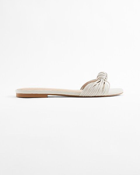 Knotted Slide Sandals | Express