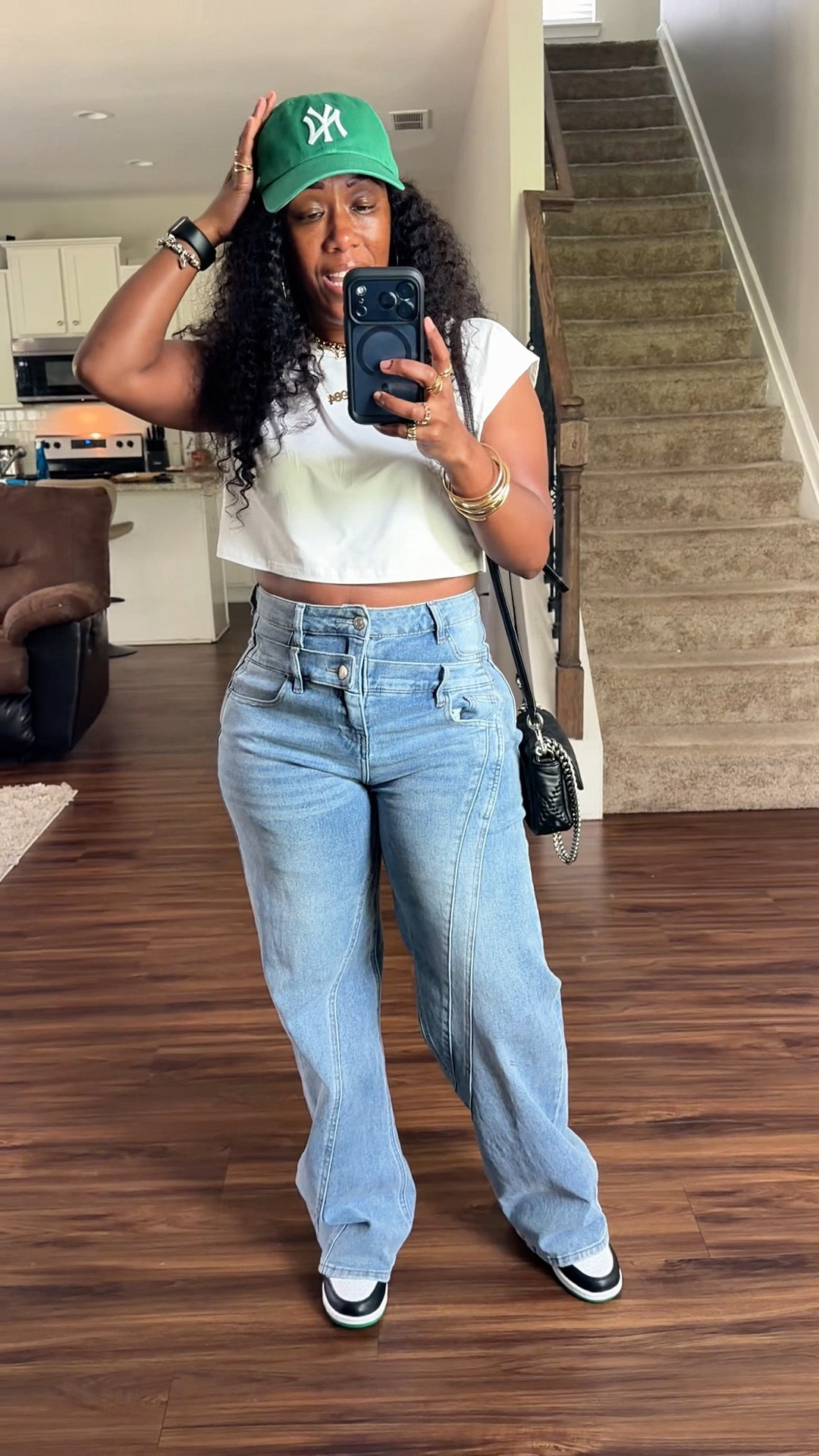 White tee and jeans summer outfit over 40

#LTKootd #LTKOver40 #LTKPetite