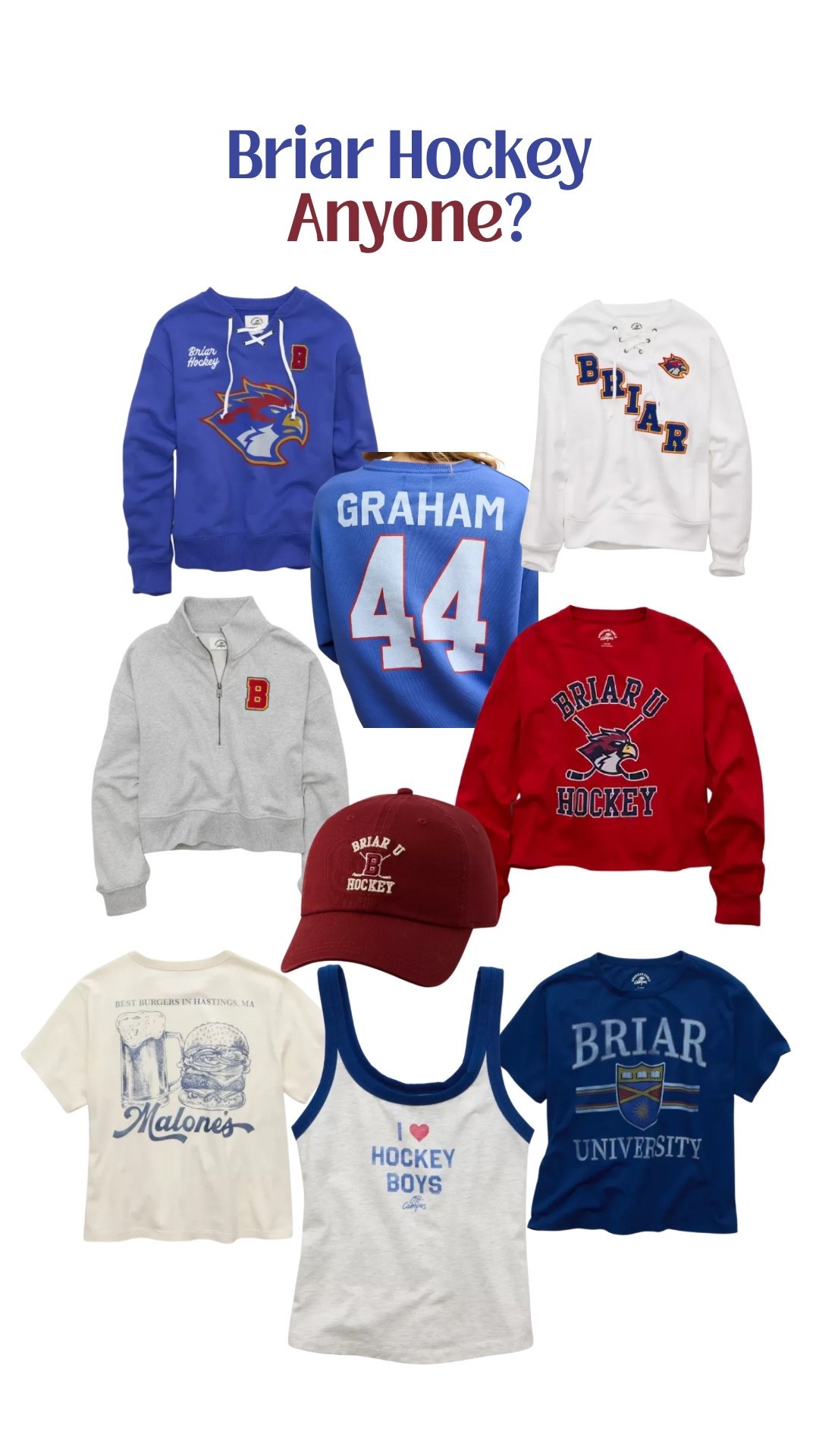 Off campus collection is calling us millennials! 

Briar hockey anyone?!

Off campus merch. Off campus sweatshirt. Off campus tshirt. Off campus tank. Off campus hat.

#LTKmomlife #LTKootd #LTKselfcare