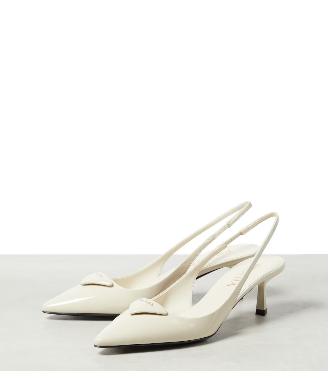 Patent leather slingback pumps | Mytheresa (UK)