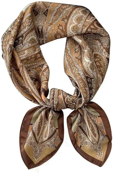 Hexchasty Head Hair Scarf Satin Silk Like Scarves for Women Purse Scarf | Amazon (US)