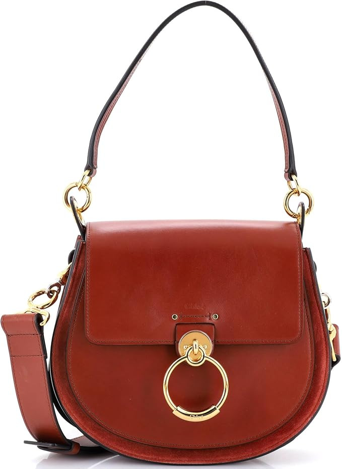 Amazon.com: Chloe, Pre-Loved Tess Bag Leather Large, Brown : Amazon Luxury | Amazon (US)