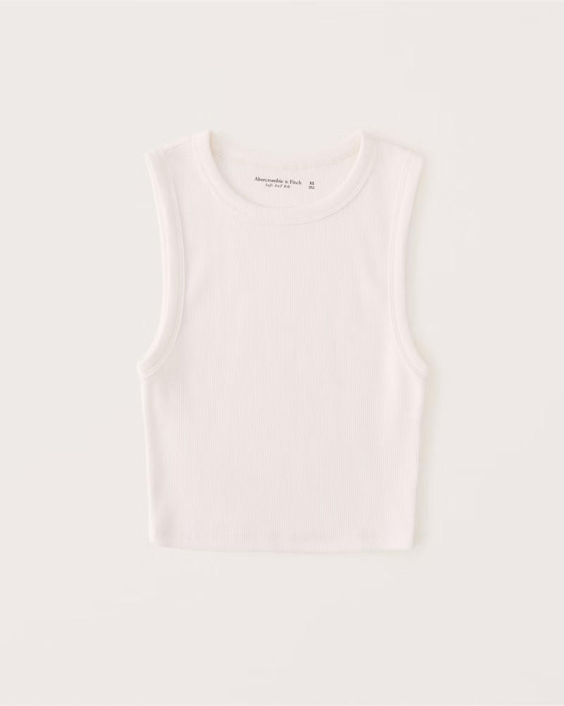 Cropped Crew Essential Tank | Abercrombie & Fitch (US)