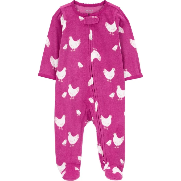 Carter's Child of Mine Baby Girl Sleep N Play, One-Piece, Sizes Preemie-6/9 Months | Walmart (US)