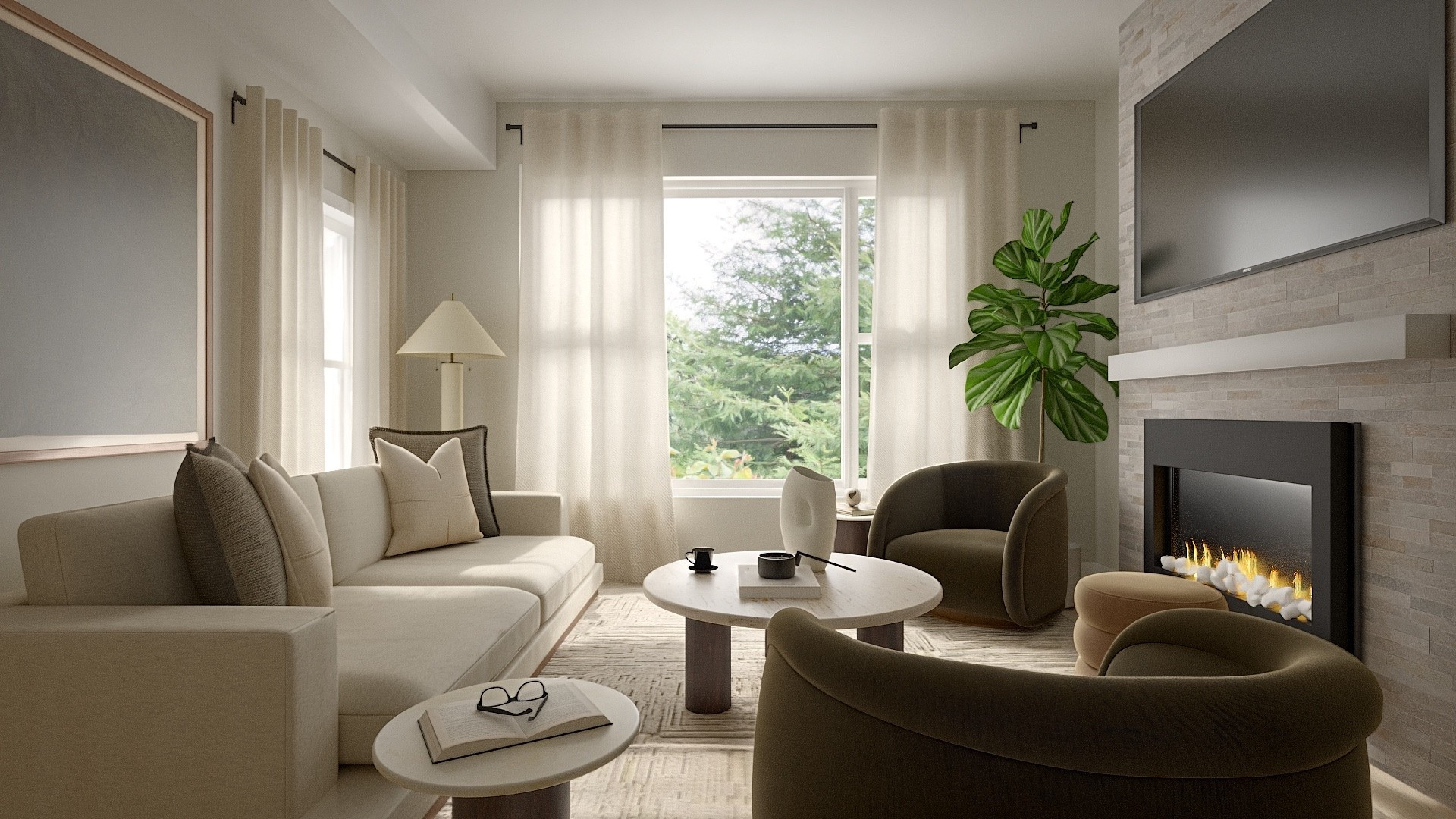 Modern Organic Living Room with Cozy Neutral Decor and Transitional Style

#LTKStyleTip #LTKHome