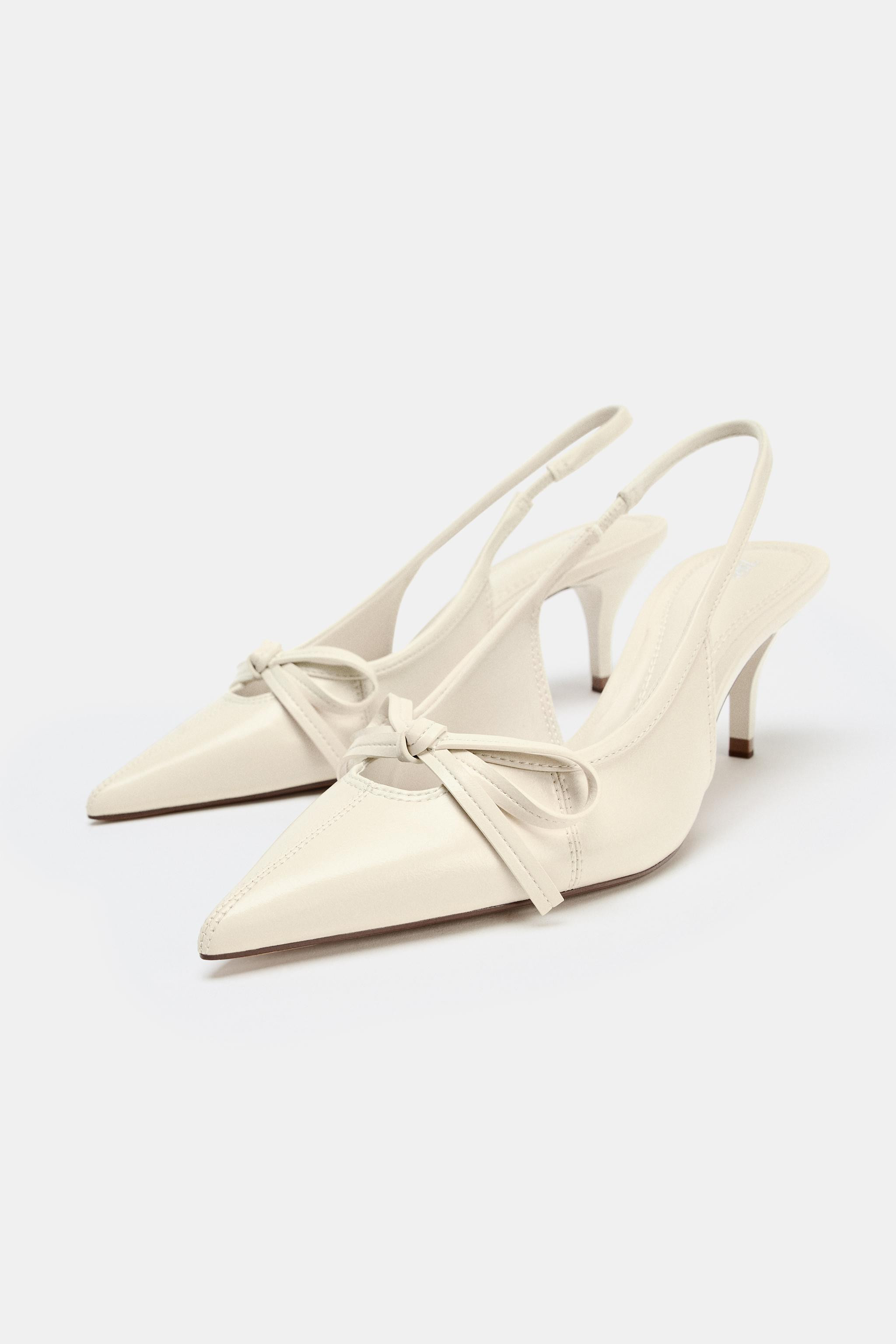 BOW SLINGBACK SHOES | Zara US