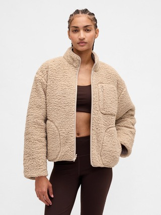 GapFit Reversible Sherpa Jacket | Gap (US)