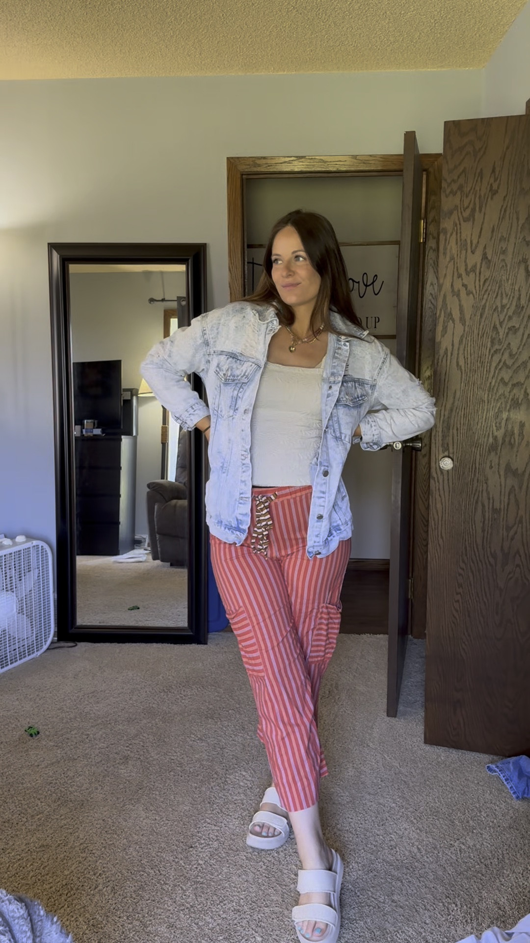 Postpartum dressing has basically become finding the comfiest outfits possible 🤍 Loving loose flowy pants, stretchy basics, and oversized layers while still feeling put together! 

#LTKMothersDay #LTKootd #LTKmomlife