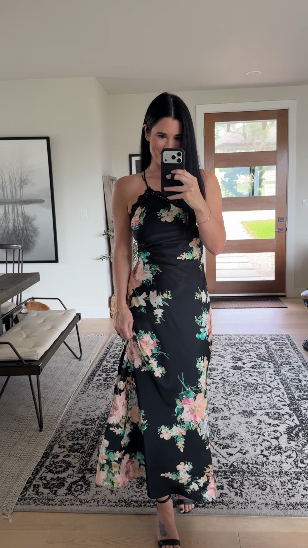 Another beautiful Petal & Pup maxi dress under $100. Wearing the size 4. If you’re busty, size up. 

