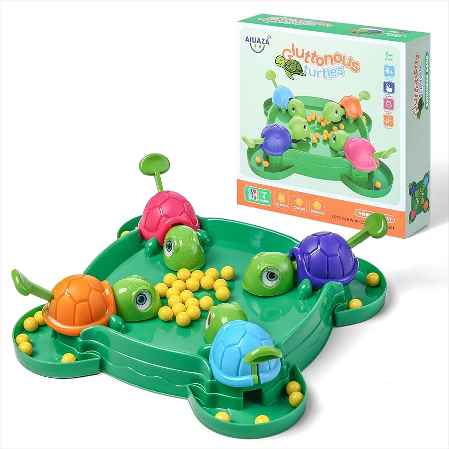 Hungry Turtle Chess Board Game, Hungry Box Game, Turtle Eating Beans Chessboard Game, Party and P... | Amazon (US)