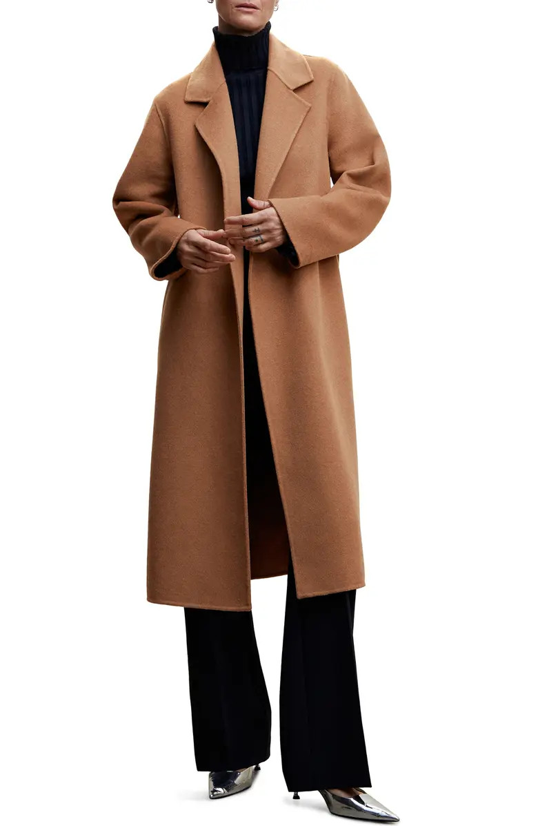 Belted Wool Blend Coat | Nordstrom