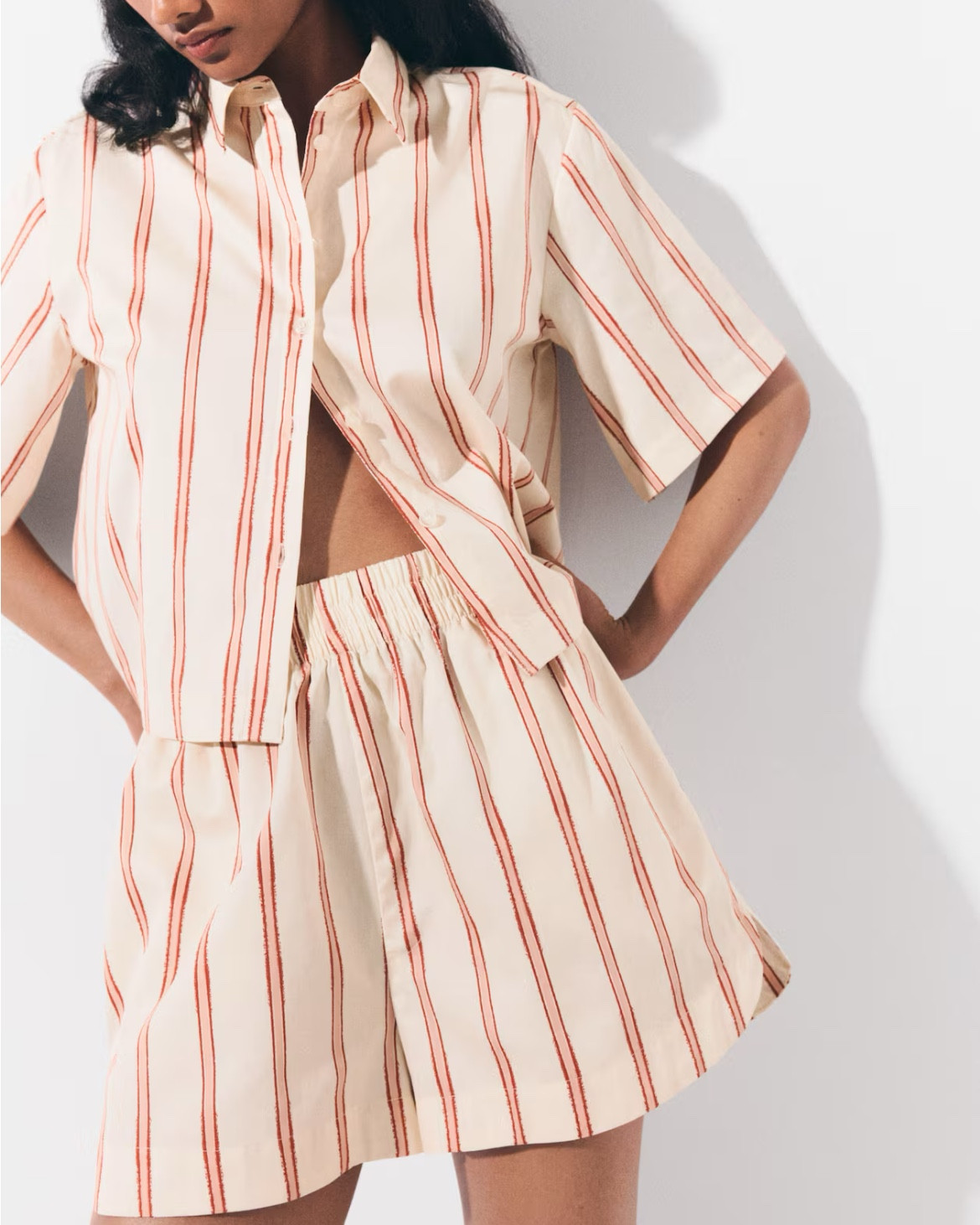 Striped shirt and shorts matching set 
Spring break 
Beach vacation outfit 

#LTKSeasonal