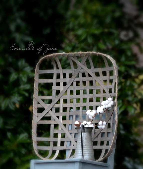 Extra large square tobacco basket 30x30 | Etsy (US)