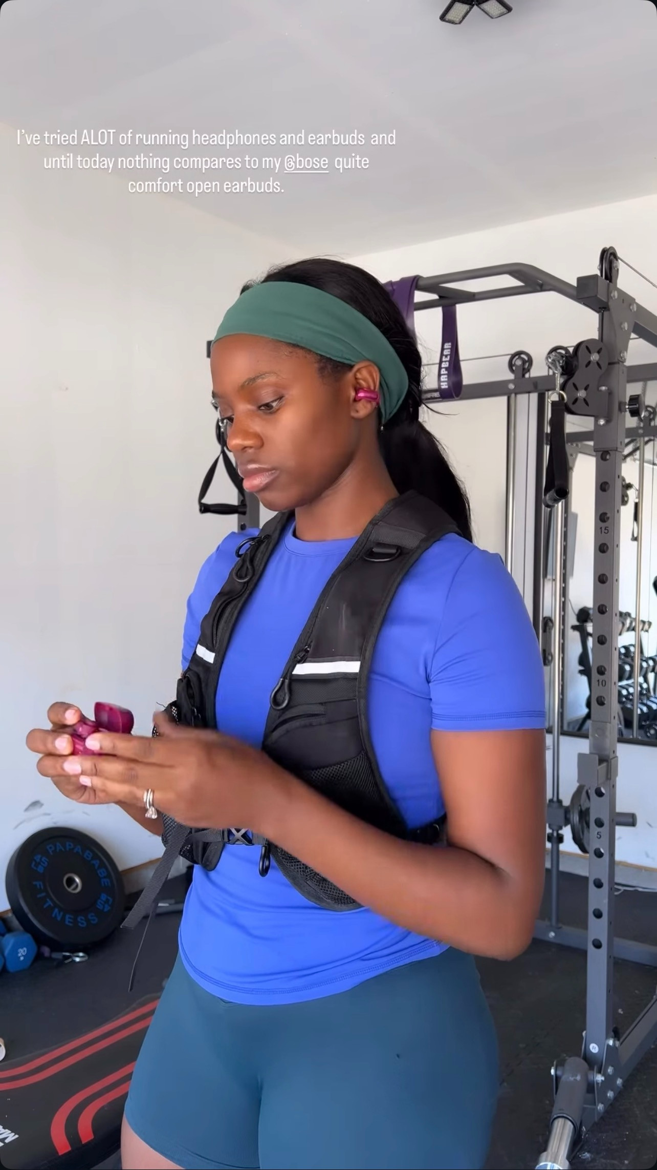 I'm seriously loving my Bose Open Earbuds, the sound is so clear but I can still hear what's around me, which makes them perfect for working out. 

 #LTKmorningroutine #LTKselfcare