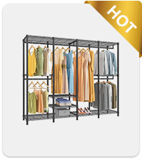 VIPEK V50 Extra Large Portable Closet Rack Bedroom Armoire Freestanding Wardrobe Closet, Heavy Du... | Amazon (US)