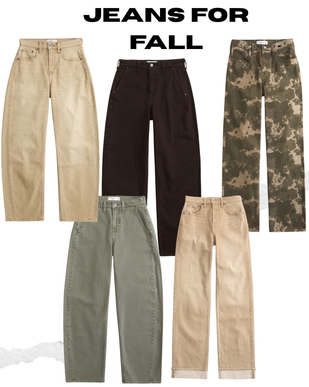 Jeans I’m loving for fall!! Barrel jeans are my fave RN!

Abercrombie jeans 
Denim jeans 
Fall fashion
Fall style

#LTKootd #LTKmomlife #LTKSaleAlert