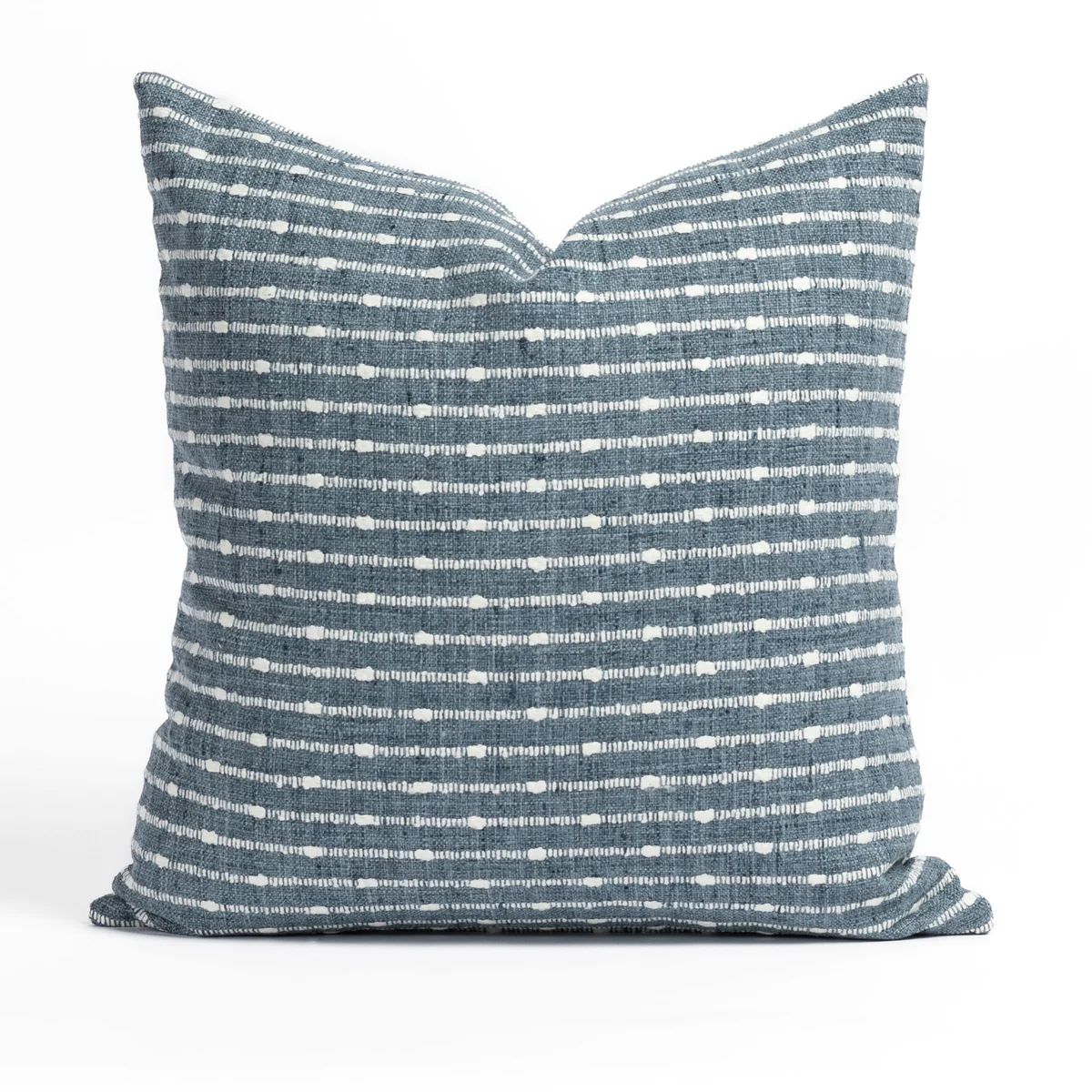 Arren Stripe 20x20 Pillow, Chambray | Tonic Living