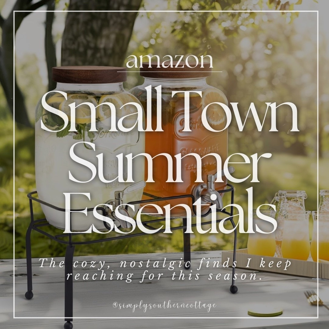 Amazon small town summer essentials!

The cozy, nostalgic finds I keep reaching for this season. 

Amazon, Amazon finds, Amazon essentials, summer, summer decor, summer finds, nostalgic decor

#LTKSeasonal #LTKHome #LTKOver40