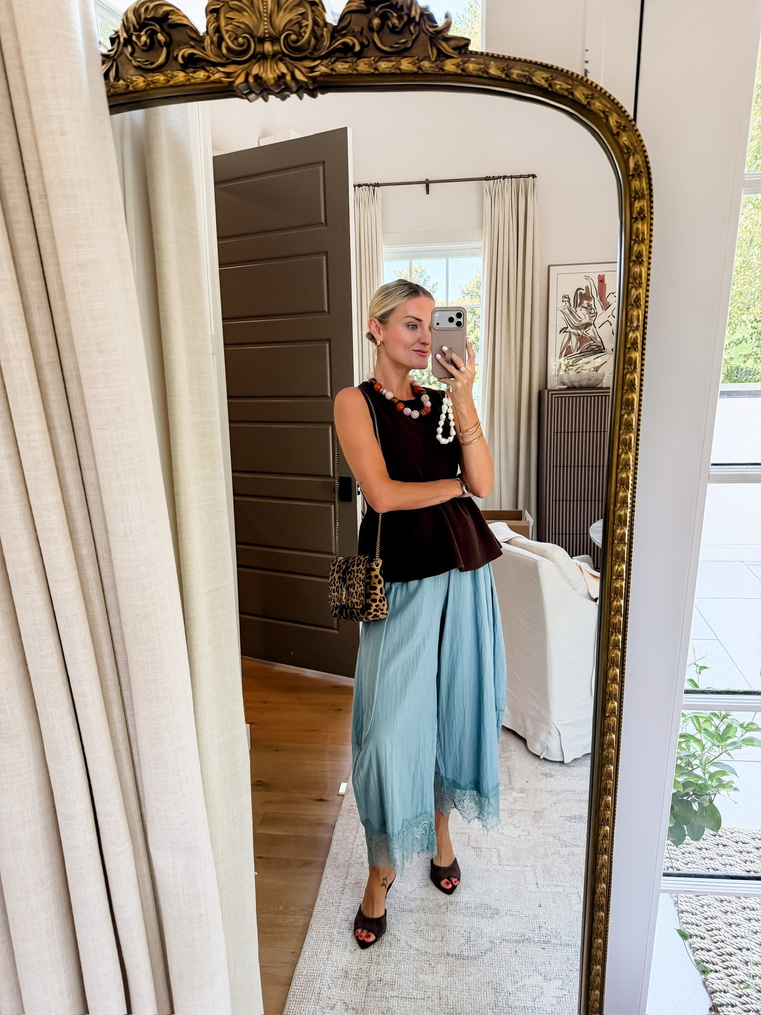 Blue & brown has been a color combo that I’m loving for fall! Both this brown sleeveless sweater & these blue lace pants are Amazon finds! Wearing S!

Loverly Grey, fall outfit, fall looks, Amazon, affordable finds, dinner outfit, date night, sleeveless sweater, early fall

#LTKSeasonal