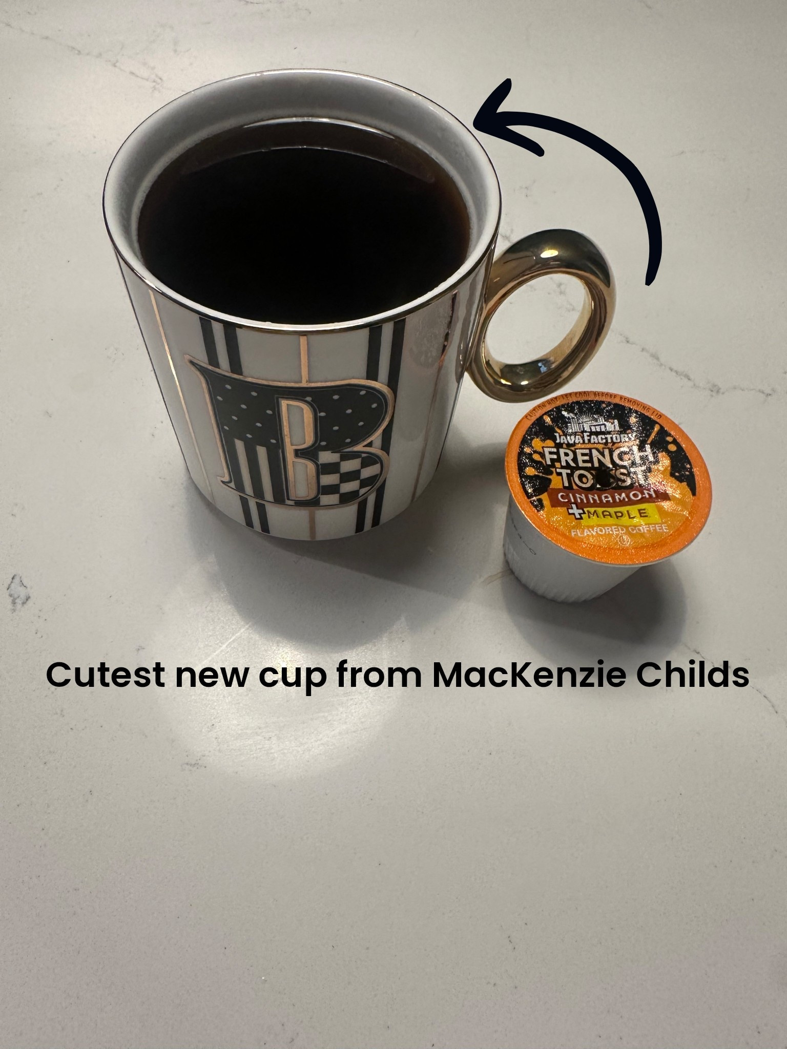 Thanks to my mom for giving me my Christmas surprise early lol. She got me a couple MacKenzie Childs mugs and couldn’t wait lol 

#LTKFindsUnder100 #LTKItBag #LTKHome