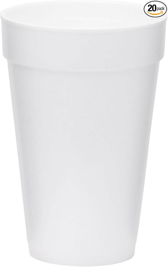 Wincup Styrofoam Cup 16 Oz Bagged 20 Count | Amazon (US)