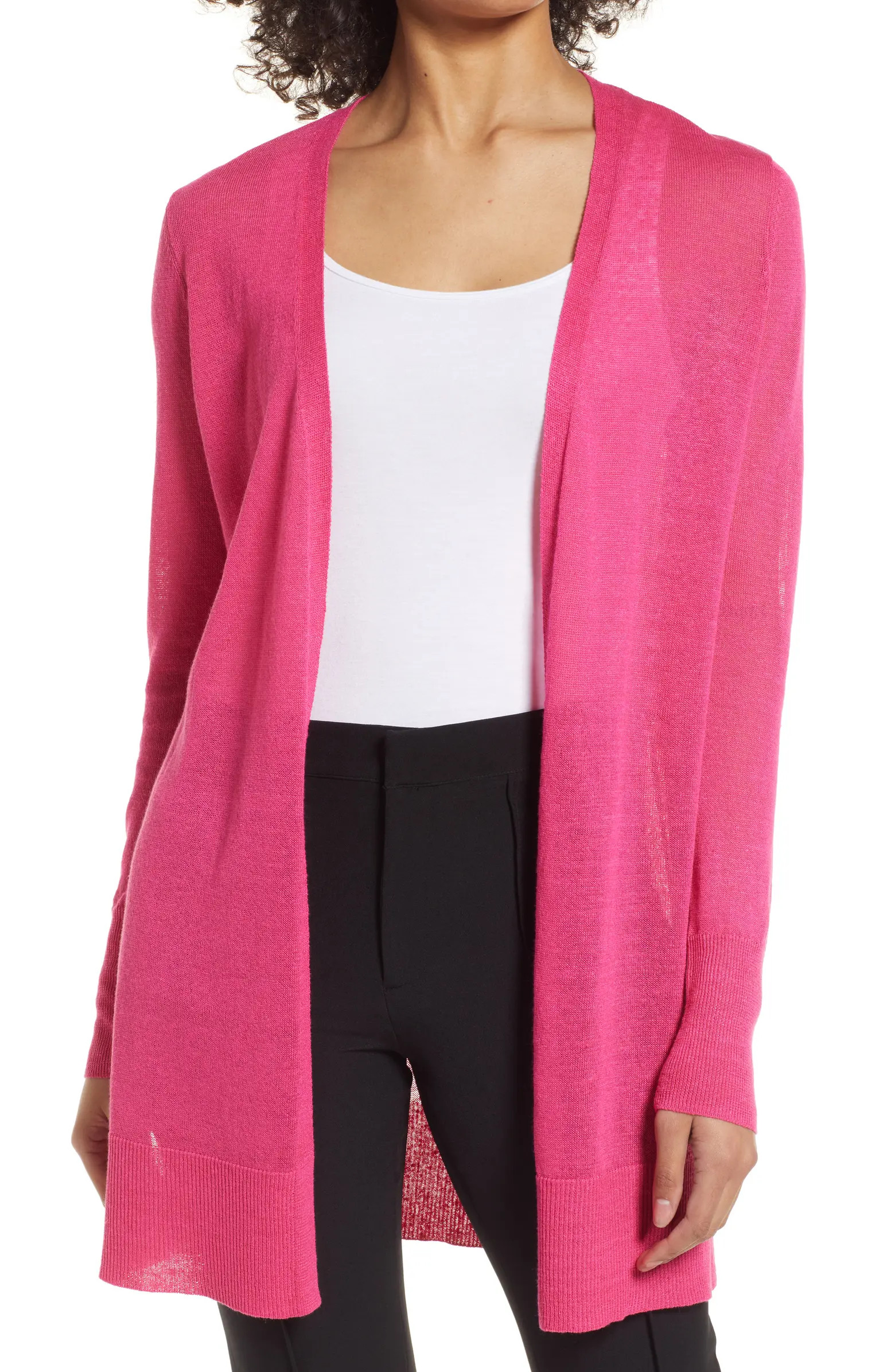 Halogen® Side Slit Cardigan | Nordstrom | Nordstrom Canada