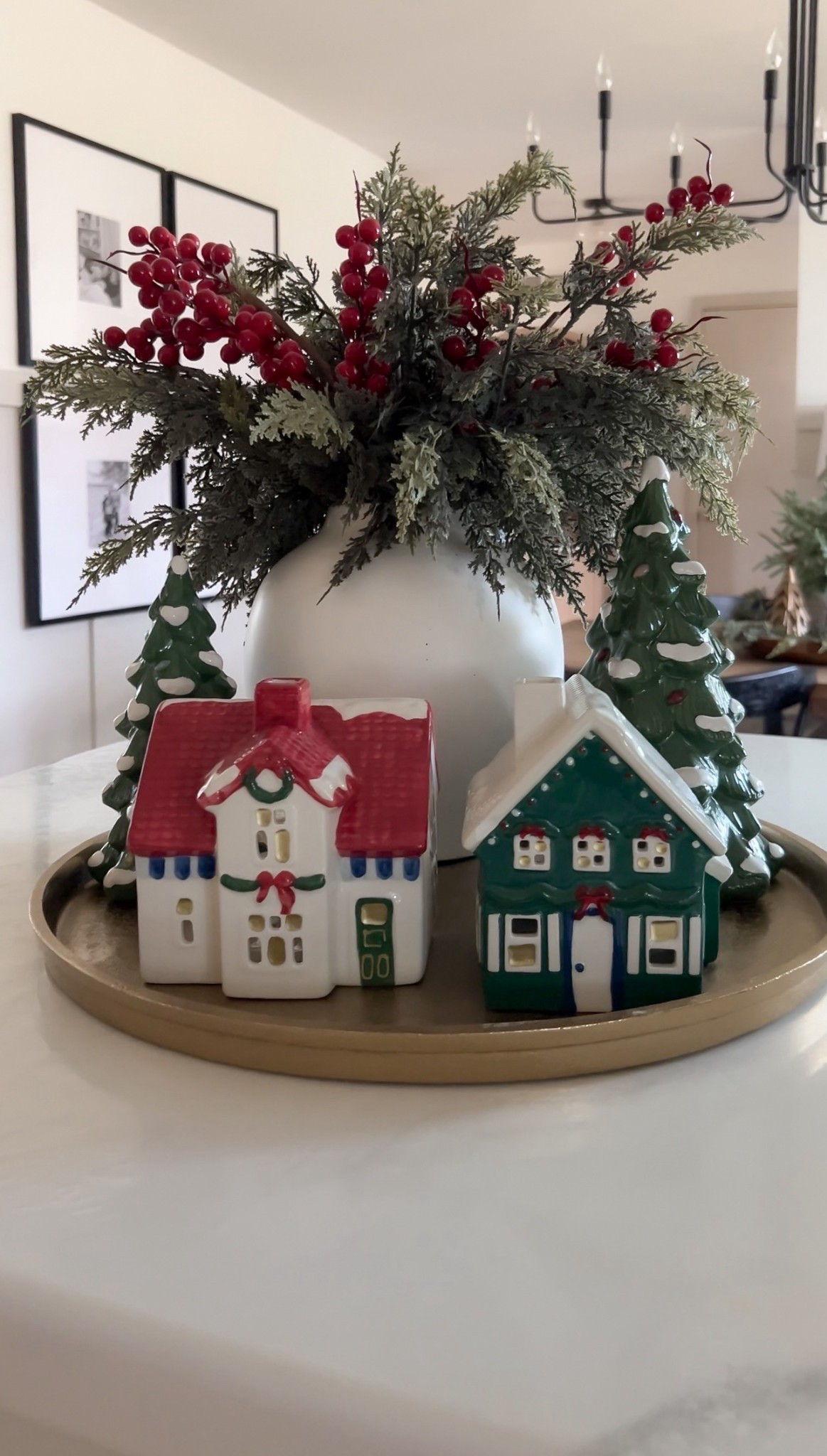 Christmas centerpiece with these adorable pieces from target! 

#LTKHoliday #LTKSeasonal #LTKHome