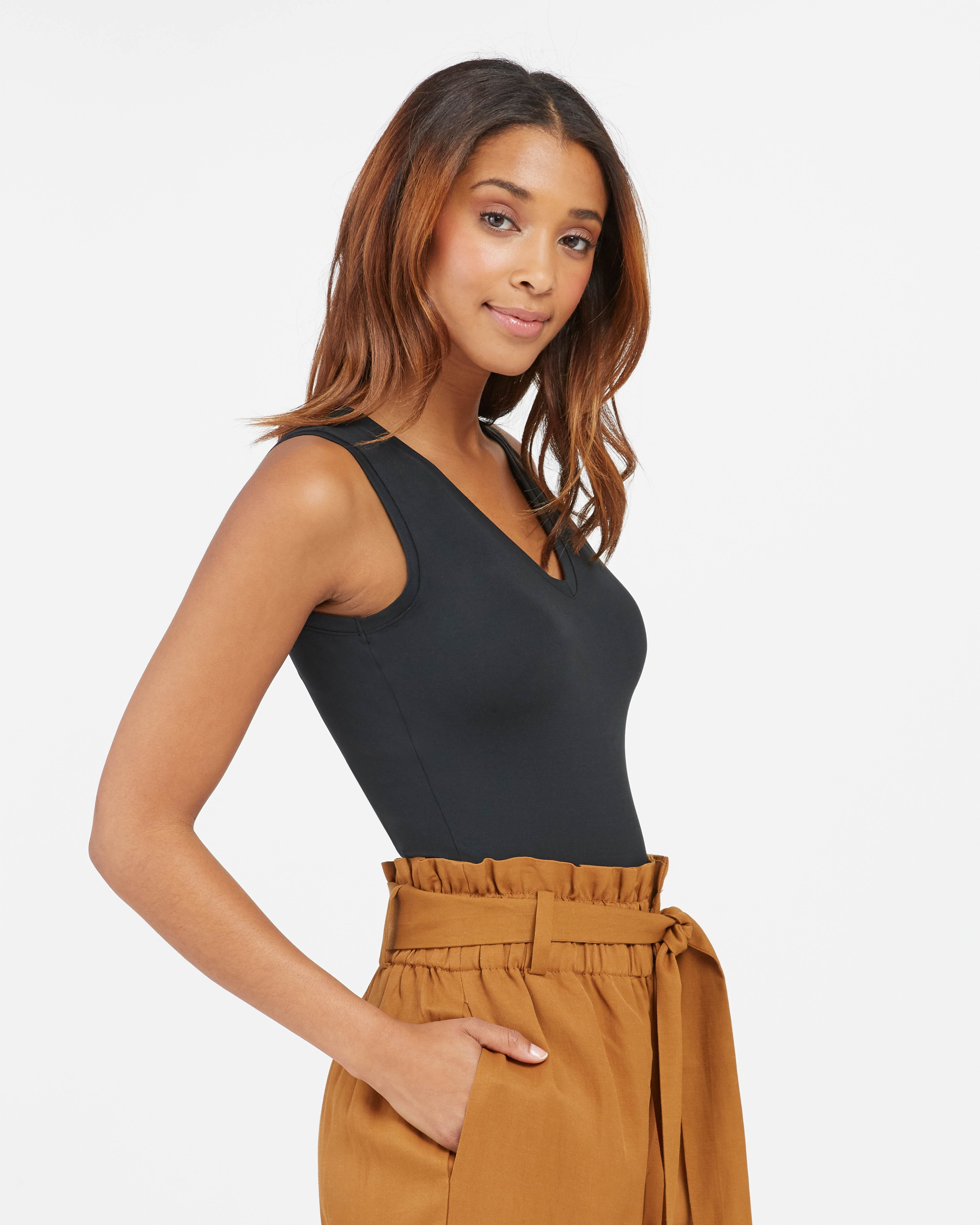 Suit Yourself V-Neck Tank Bodysuit | Spanx
