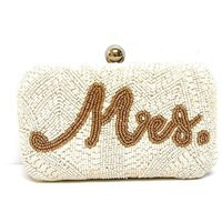 Bridal Gift For Bride, Bridal Wedding Gift, Bride Clutch Purse, Engagement Mrs Beaded Purse Small | Etsy (US)