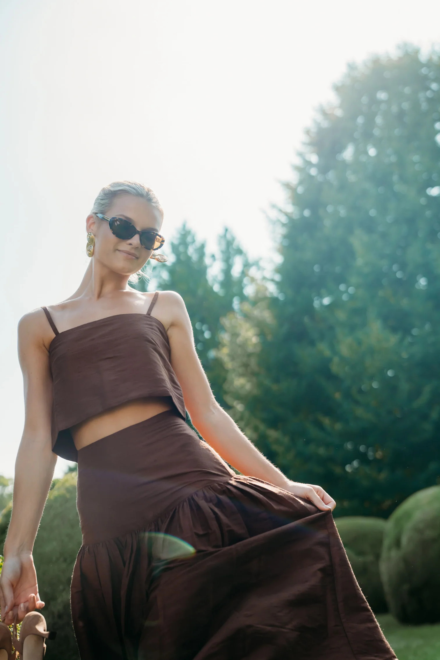 Circle Skirt Dupioni - Coco | Julia Amory