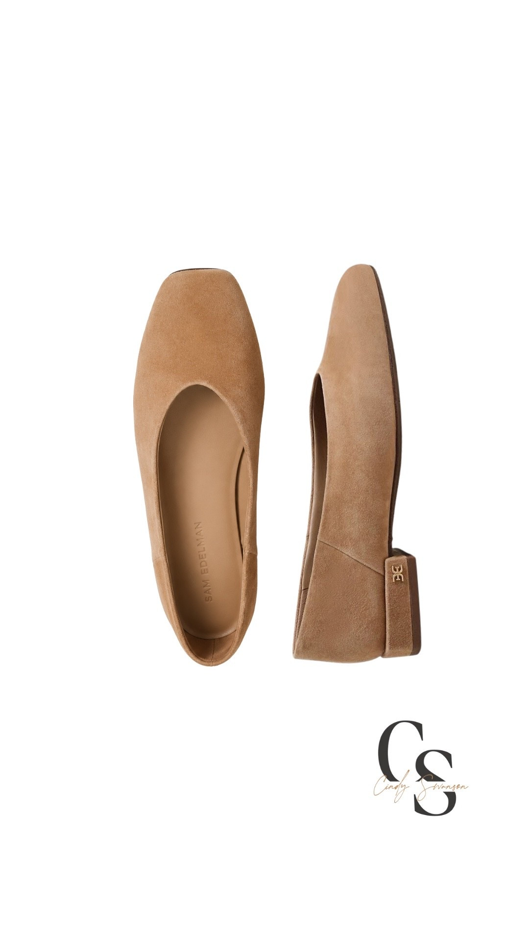 These Kasey Square Toe Ballet Flats are such a beautiful everyday neutral. I love the warm tan suede—they’re easy to pair with straight-leg jeans and a sweater for a casual day, or with tailored trousers and a blouse when I want something a little more polished. They would also be lovely with a midi skirt or dress for an effortless, feminine look.

#LTKootd #LTKOver40 #LTKgrwm
