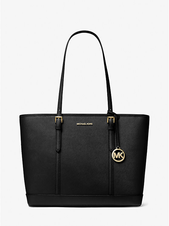 Jet Set Travel Large Saffiano Leather Tote Bag | Michael Kors US