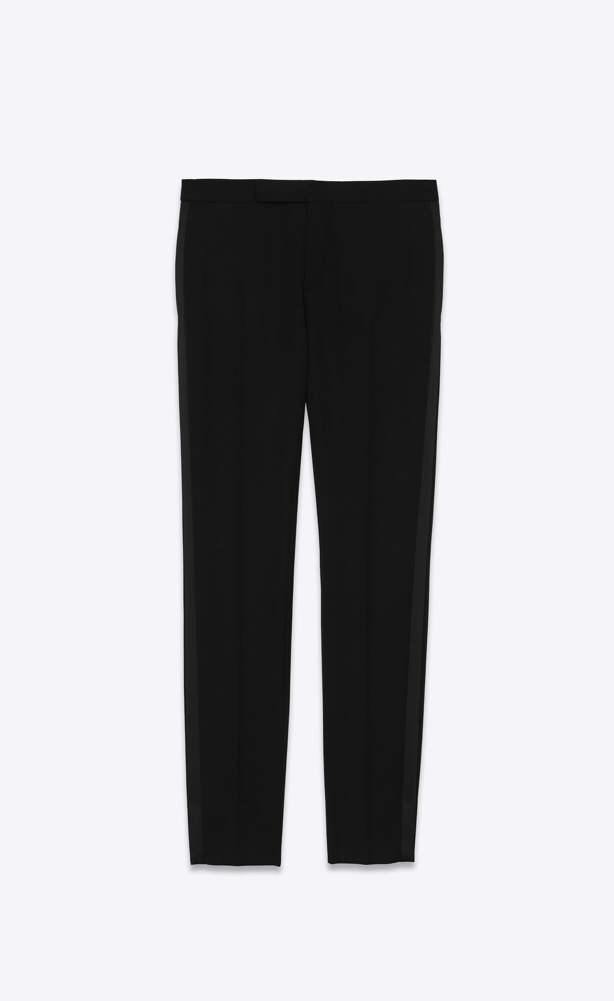 tuxedo pants in grain de poudre saint laurent | Saint Laurent Inc. (Global)