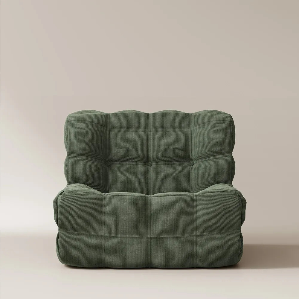 Lagom 32" Corduroy Upholstered Sofa Chair | Hernest