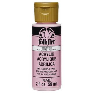 FolkArt® 2 oz Matte Acrylic Paint By Folk Art in 633 Baby Pink | 2 fl oz | Michaels® | Michaels Stores