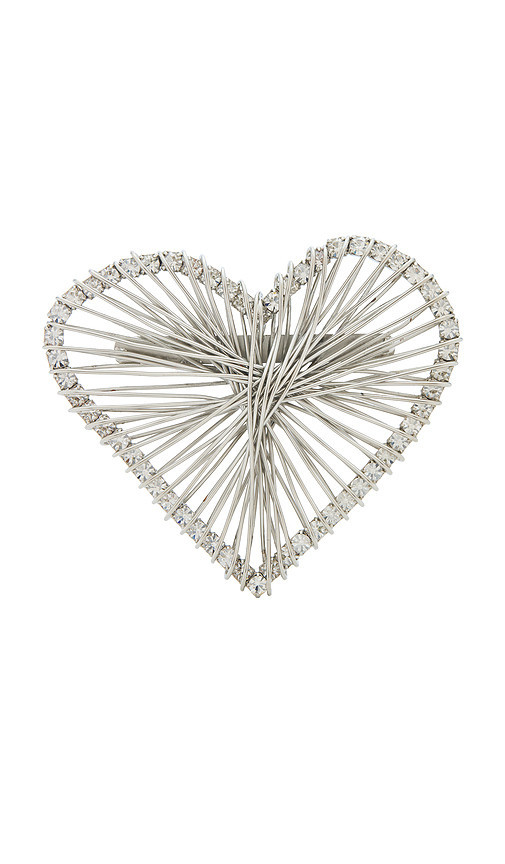 Isabel Marant Eden Brooch in Transparent & Silver. Size all. | Revolve Clothing (Global)