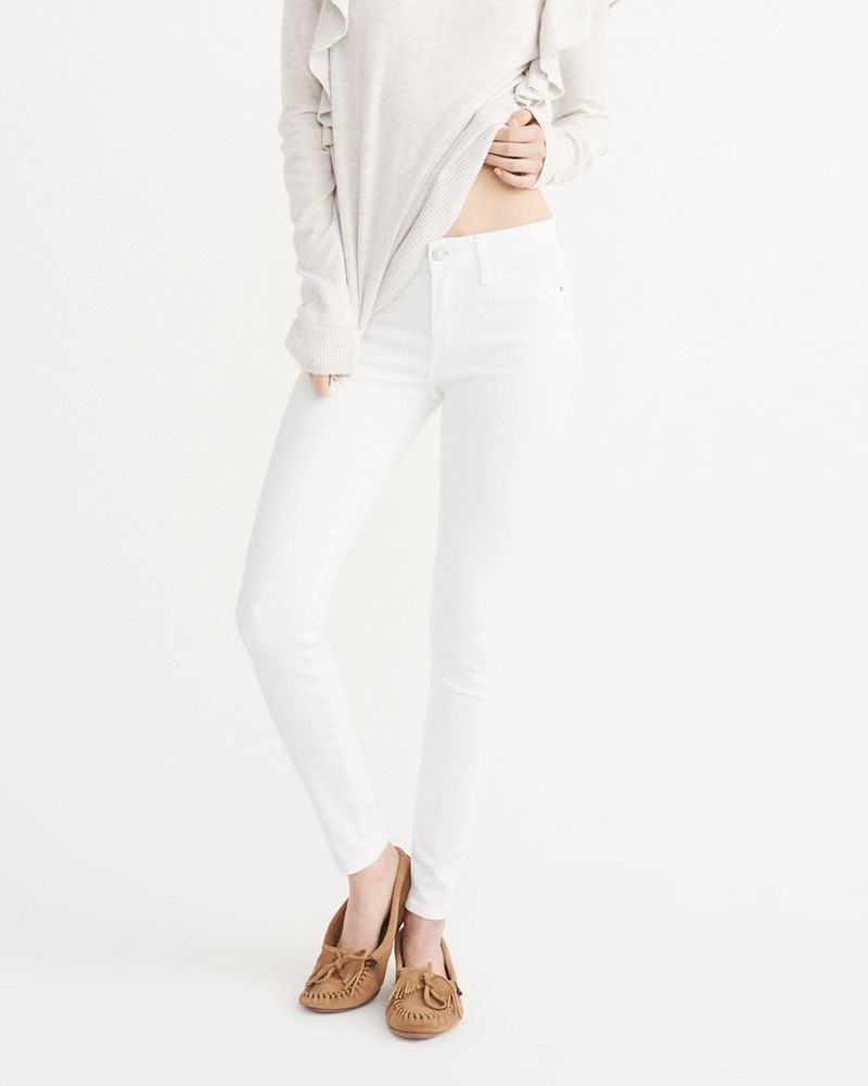 Womens Low-Rise Super Skinny Jeans | Abercrombie & Fitch US & UK