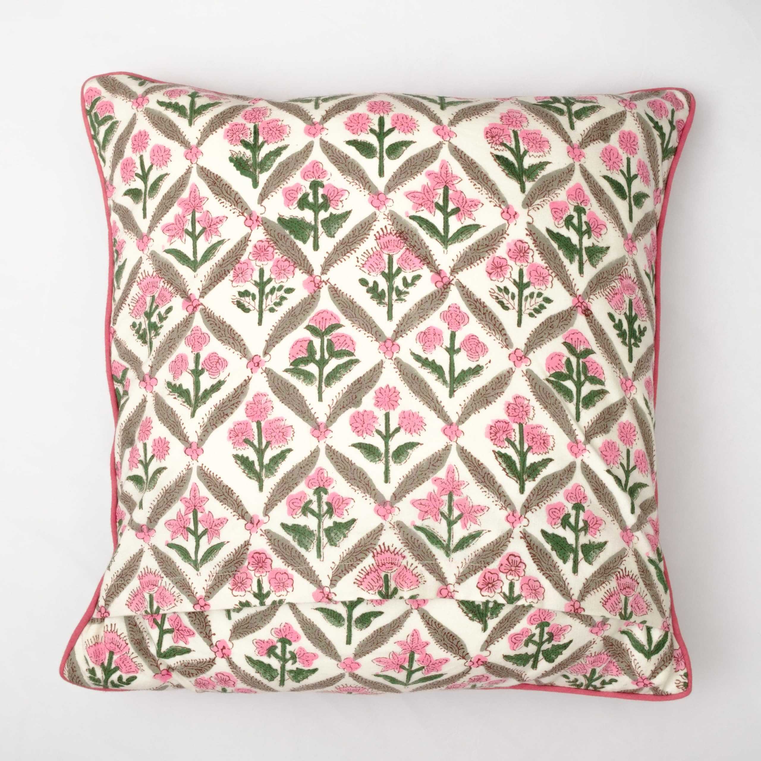 Ridhi Block Print Cotton Throw Pillow Covers for Decorative Couch Pillows for Living Room, Chic B... | Amazon (US)