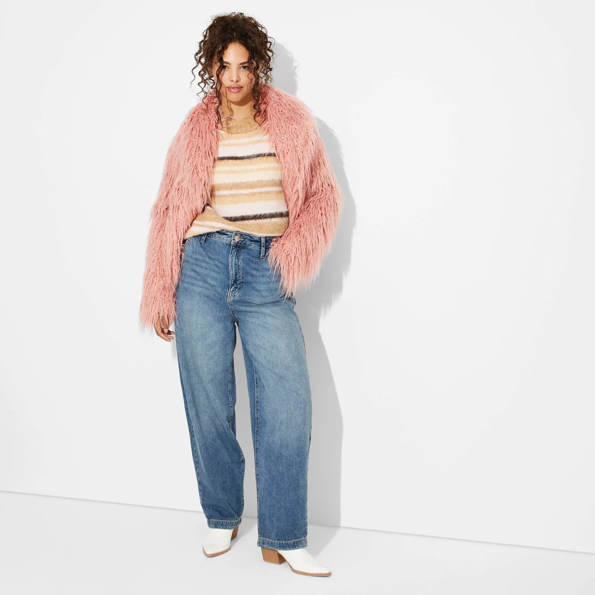 Women's Party Shag Faux Fur Jacket - Wild Fable™ | Target