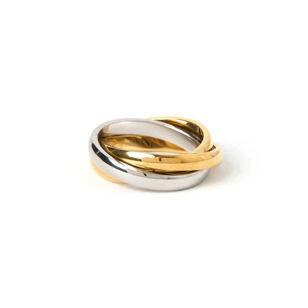 Sasha Trio Ring - Two Tone | Arms Of Eve