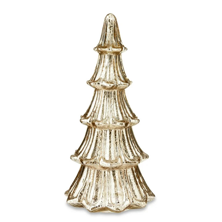My Texas House Gold Glass Tree Decoration, 15 inch | Walmart (US)