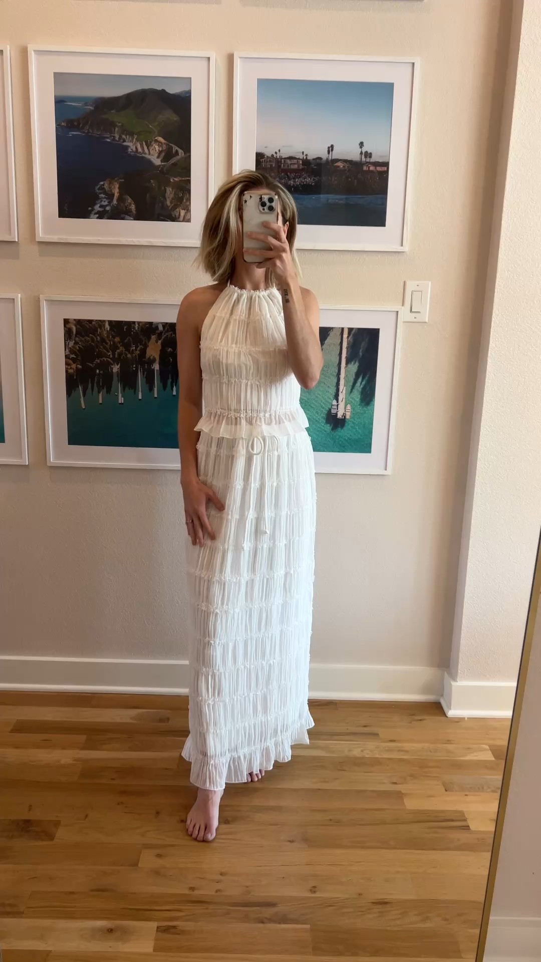 Obsessed with this skirt and top set I just got in! She’ll be coming with me for our Europe trip and used for family photos in June. Such a pretty set with adjustable straps and neck tie. Plenty of room around waist🫶🏼

Wearing size small!

#LTKFindsUnder50 #LTKStyleTip #LTKSeasonal