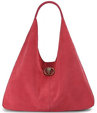 Kurt Geiger London Chelsea Large Slouch Hobo Shoulder Bag - Pink | Dillard's