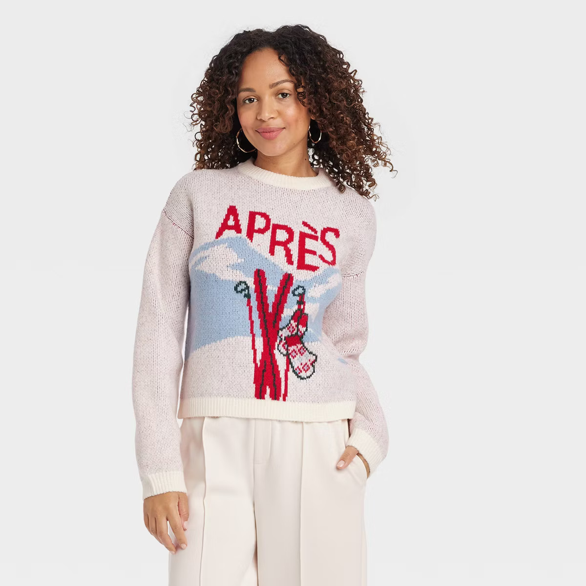 Women’s Holiday Crewneck Pullover Sweater - A New Day™ | Target